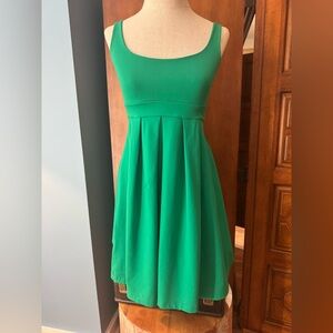 Susana Monaco Vibrant Green Mini Dress